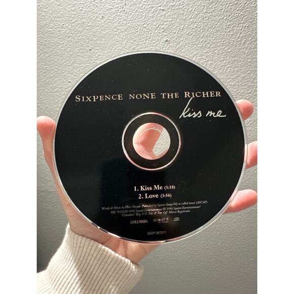 Sixpence None The Richer‎  Kiss Me CD SINGLE From She's All That - Picture 3 of 4